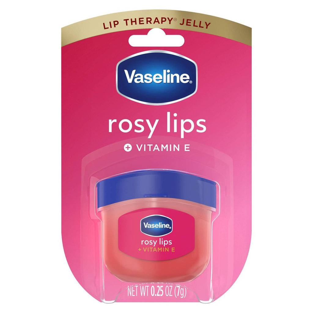 Vaseline Lip Therapy Mini Lip Balm - Rosy - Travel Size - 0.25oz