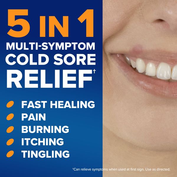 Abreva Docosanol 10% Cream Cold Sore/Fever Blister Treatment Pump - 0.07oz