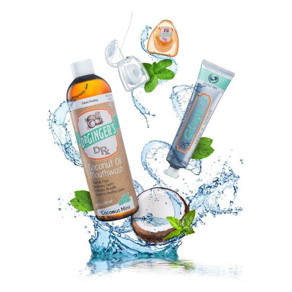 Dr. Ginger's Natural Fluoride-Free Whitening Toothpaste - Coconut Mint - 4oz