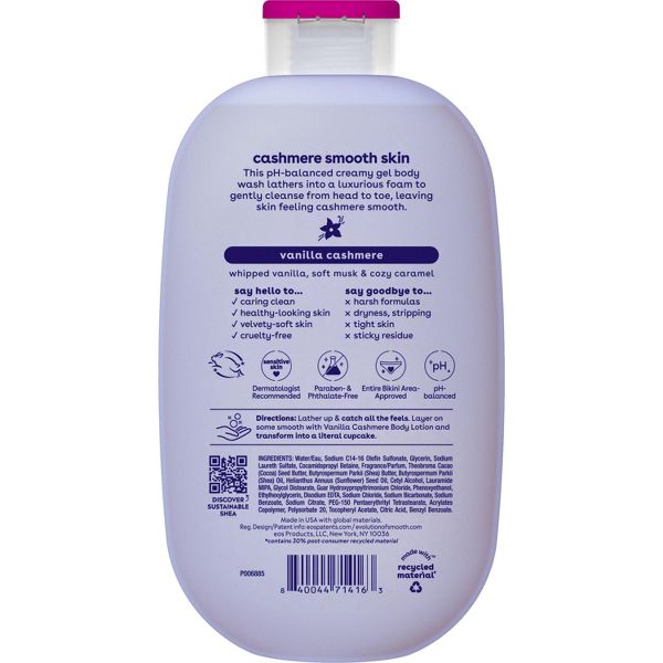 eos Shea Better Cashmere Body Wash - Vanilla Cashmere - 16 fl oz