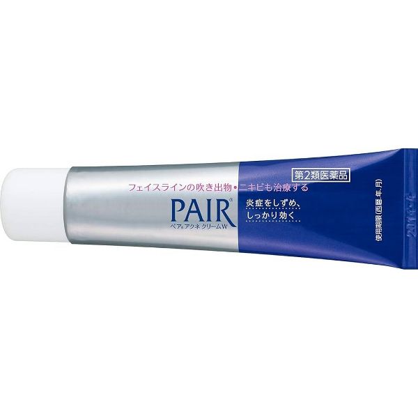 LION Pair Acne Cream W - Targeted Anti-Inflammatory and Anti-Bacterial Facial Treatment for Acne and Breakouts, 24g