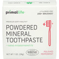 Primal Life Organics Toothpaste Powdered Mineral Sparkling Peppermint - 1 ounce