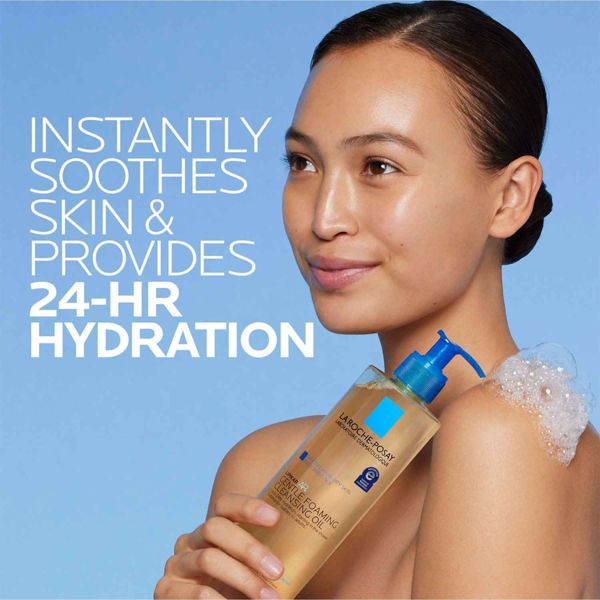 La Roche Posay Lipikar AP+ Gentle Foaming Cleansing Oil - Unscented - 13.52 fl oz