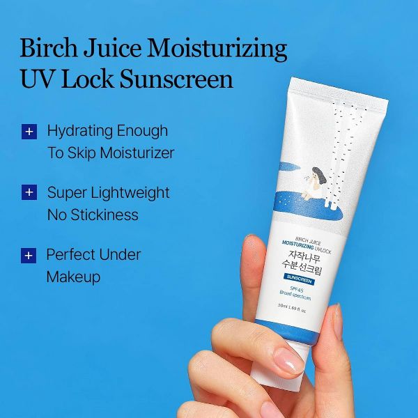Round Lab Birch Juice Moisturizing UV Lock Face Moisturizer - 10ml