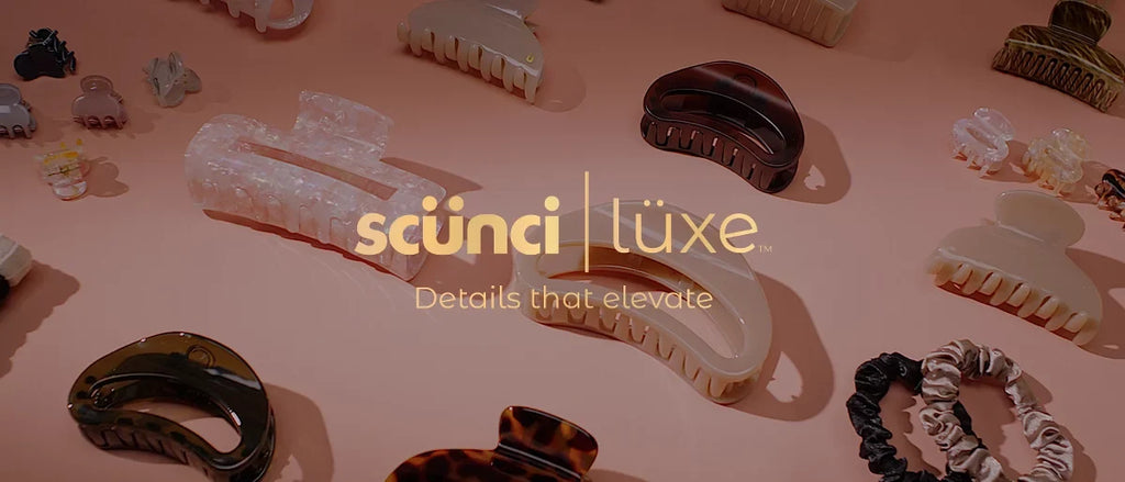 scünci | lüxe Soft Mini Textured Ponytailers with Storage Bag - Fine Hair - 40pcs: Hair Styling, Elastic, All Hair Types