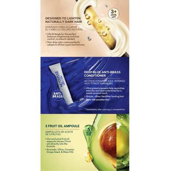 Garnier Nutrisse Nourishing Color Creme - V2 Dark Intense Violet: For All Hair Types, Includes Gloves, Permanent Hair Color