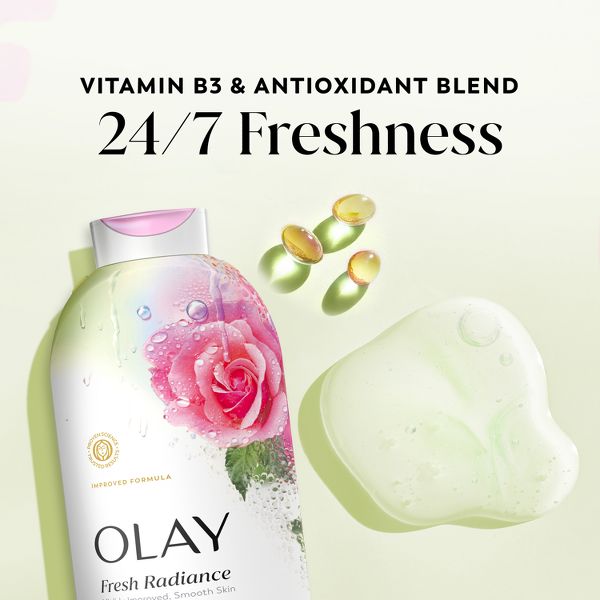 Olay Fresh Radiance Body Wash - Rose Water and Sweet Nectar - 22 fl oz
