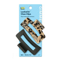Gimme Beauty Locked In Claw Clips for Medium Hair - Black/Tort - 2ct