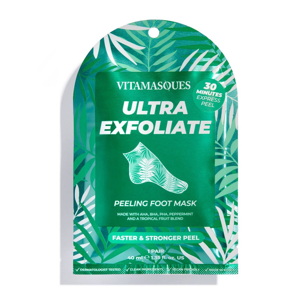 Vitamasques Exfoliate Foot Mask - 1.35 fl oz
