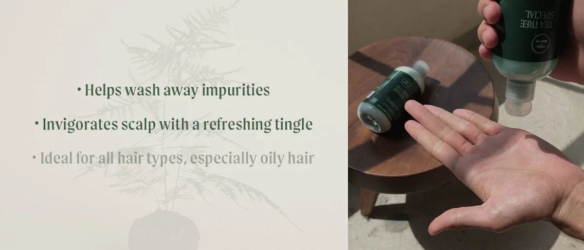 Tea Tree Special Shampoo - 10.14 fl oz - Beauty Studio