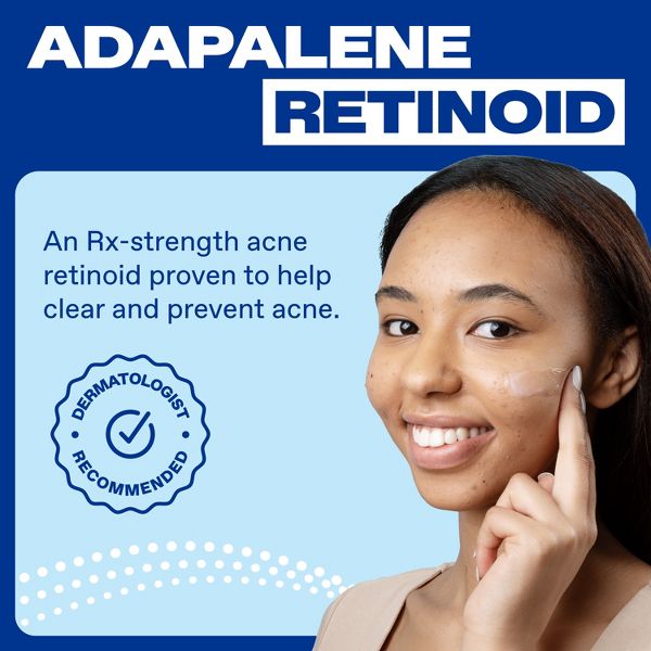 Differin Retinoid Adapalene Gel 0.1% Acne Treatment for Face and Body - 15g
