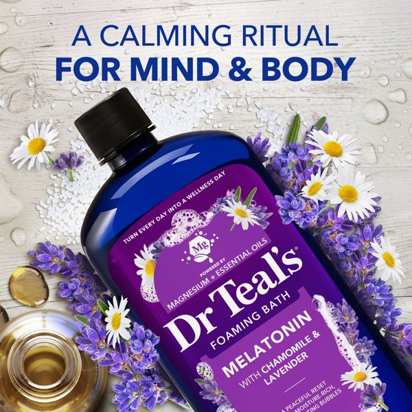 Dr Teal's Sleep Foaming Bath with Melatonin & Essential Oils - 34 fl oz