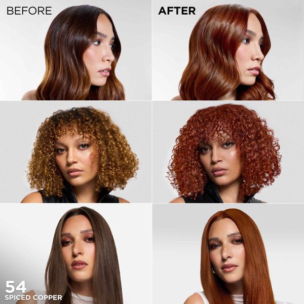 L'Oreal Paris Feria High Intensity Shimmering Color Power Red - R48 Intense Deep Auburn - 1 Kit