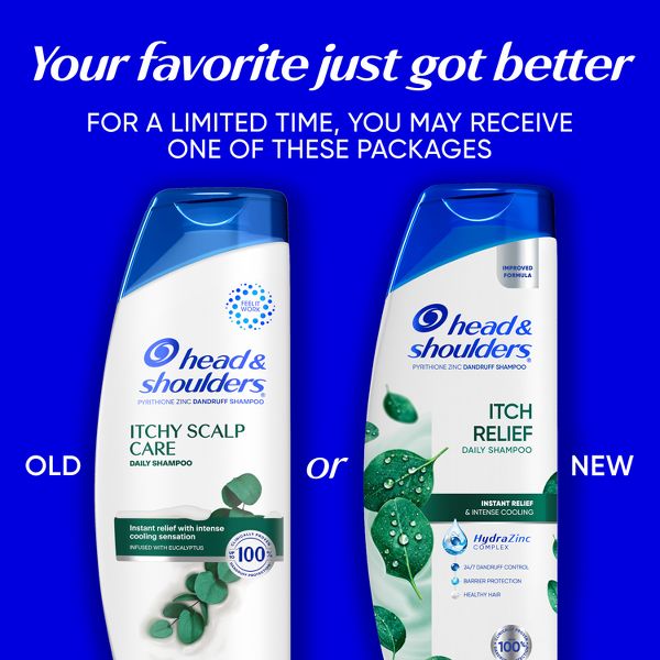 Head & Shoulders Dandruff Shampoo, Anti-Dandruff Treatment, Itchy Scalp Care for Daily Use, Paraben-Free - 20.7 fl oz