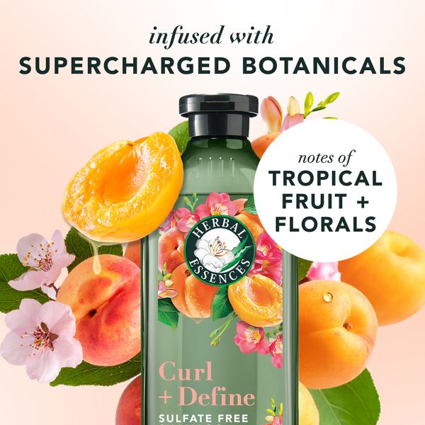 Herbal Essences Apricot Oil Curl Defining Shampoo Sulfate Free - 13.5 fl oz