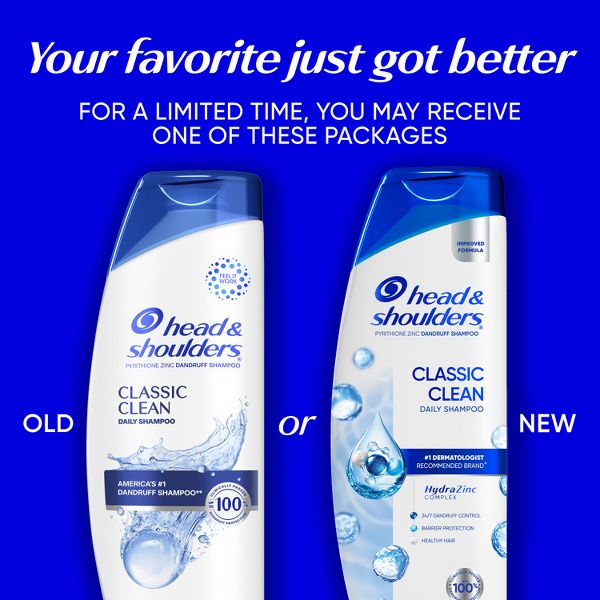 Head & Shoulders Classic Clean Daily-Use Anti-Dandruff Paraben Free Shampoo - 3 fl oz