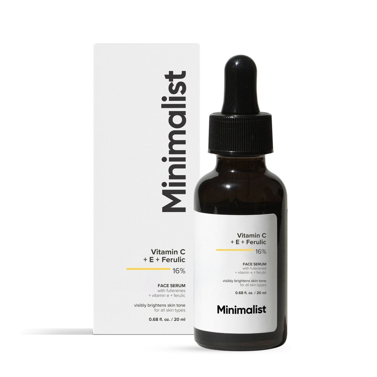 Minimalist Vitamin C + E + Ferulic 16% Face Serum - 1 fl oz