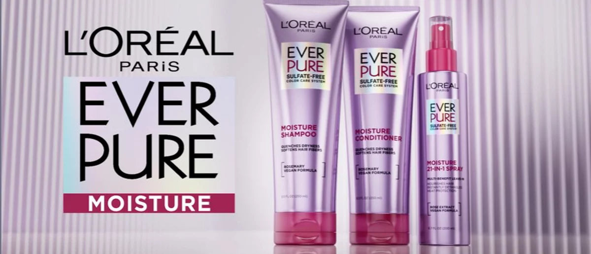 L'Oreal Paris EverPure Moisture Rosemary Oil Shampoo for Dry Hair - 23 fl oz