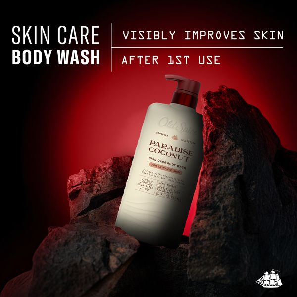 Old Spice Windborn Collection Men's Body Wash for Extra Dry Skin - Paradise Coconut Scent - 20 fl oz
