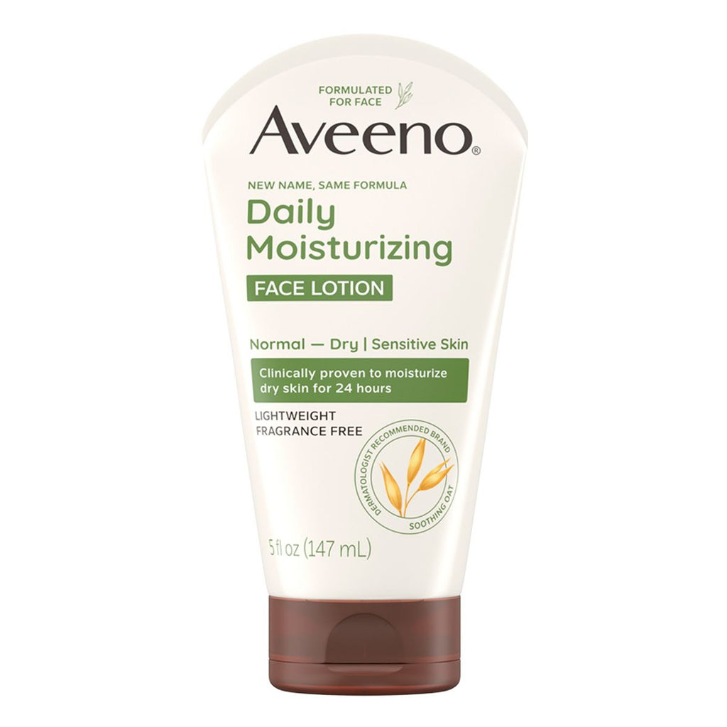 Aveeno Daily Moisturizing Prebiotic Oat Face Cream for Dry Skin - Fragrance Free - 5fl oz