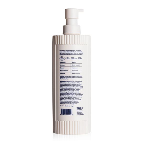 Remedy Skin Gentle & Hydrating Cream-to-Foam Cleanser with Ceramides, Hyaluronic Acid, Glycerin - 12 fl oz