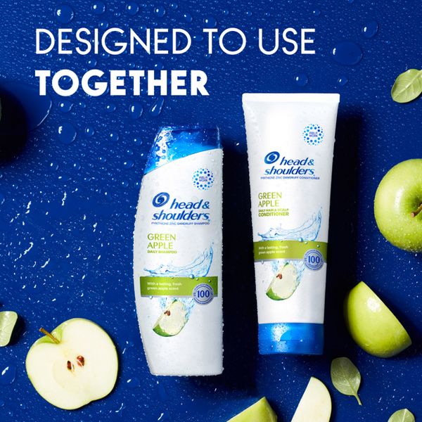 Head & Shoulders Paraben-Free Green Apple Daily-Use Anti-Dandruff Shampoo and Conditioner Dual Pack - 23.4 fl oz/2ct