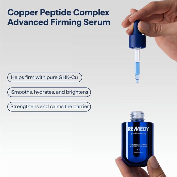 Remedy Skin Copper Peptide Complex Advanced Firming Face Serums - 1fl oz