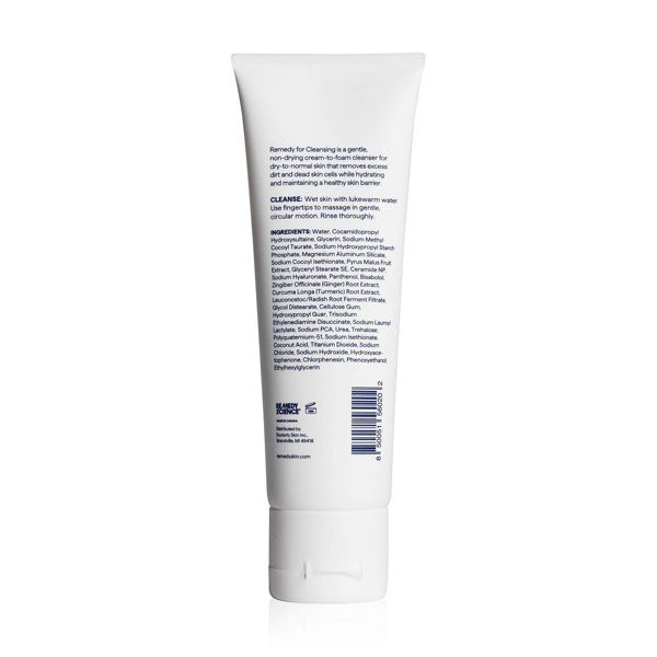Remedy Skin Facial Cleansing Cream-to-Foam for Normal to Dry Skin - 1.7 fl oz