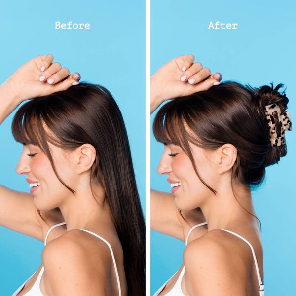 Gimme Beauty Locked In Claw Clips for Medium Hair - Black/Tort - 2ct
