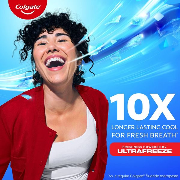 Colgate 2 Pack 360 Optic Whitening Toothbrush + 6.3oz/3 Count Max Fresh Cool Mint Toothpaste