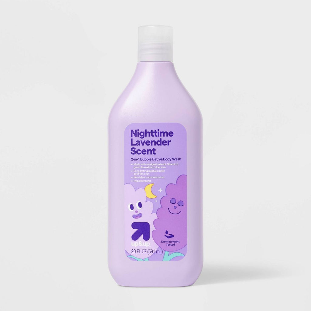 Kids' Bubble Bath + Body Wash - Night Time Lavender - 20 fl oz - up&up™