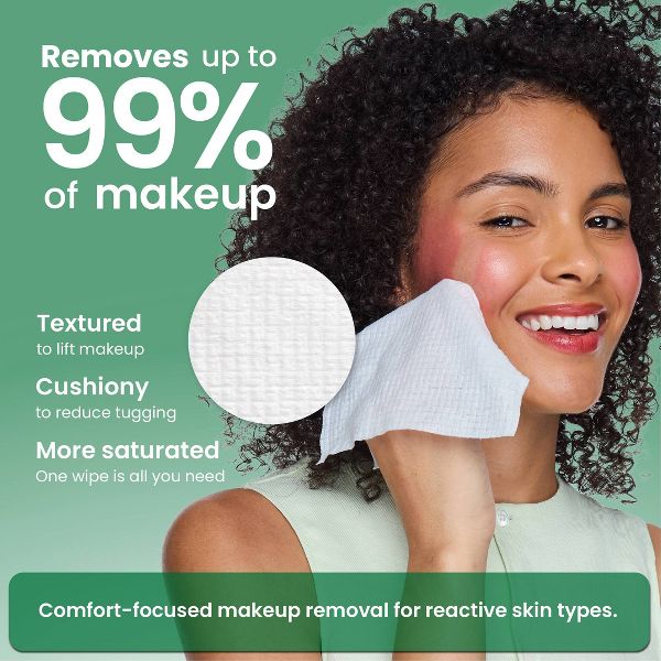 Clean Skin Club Makeup Facial Cleansing Wipes Sensitive Skin - 10ct