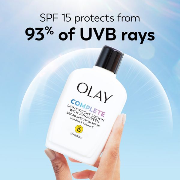 Olay Complete Face Lotion Moisturizer with Sunscreen Sensitive Skin - SPF 15 - 6 fl oz