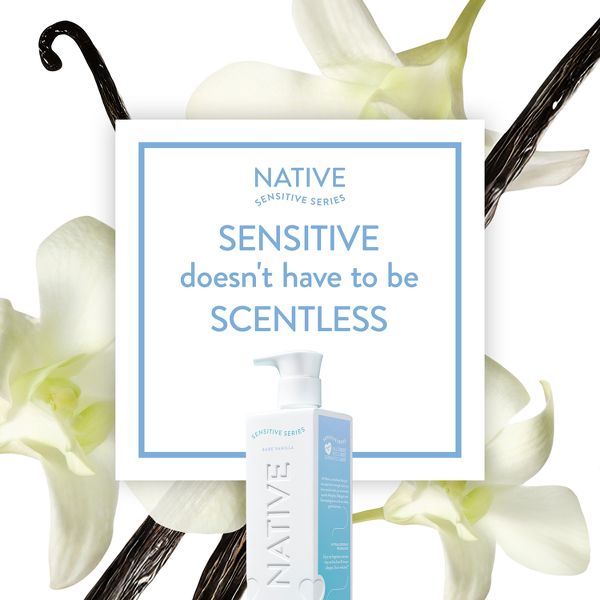Native Sensitive Series Hypoallergenic Fragrance 24-Hour Hydrating Body Wash - Bare Vanilla - 18 fl oz