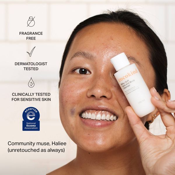 cocokind Milky-Soft Face and Body Cleanser - 1.7 fl oz