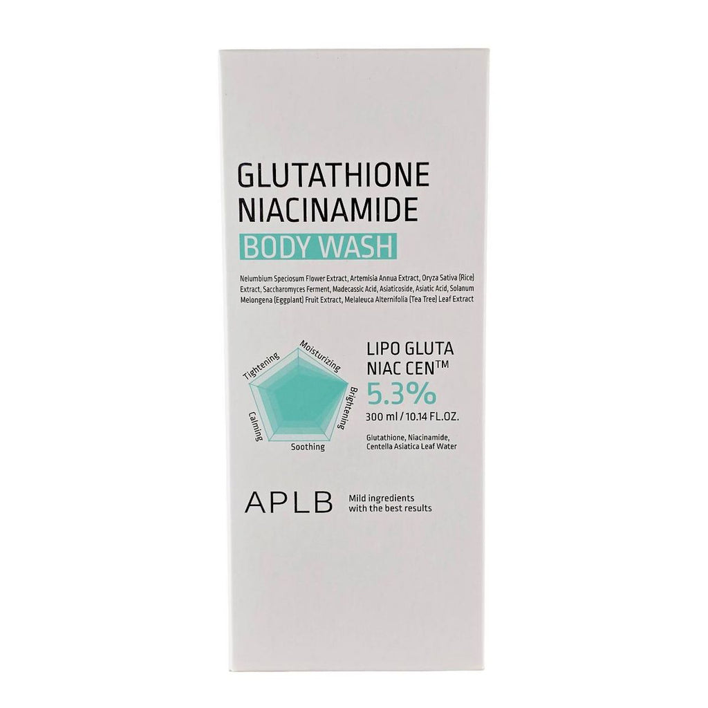 APLB Glutathione Niacinamide Body Wash (10.14 oz) - Reveal your skin's natural radiance with every wash