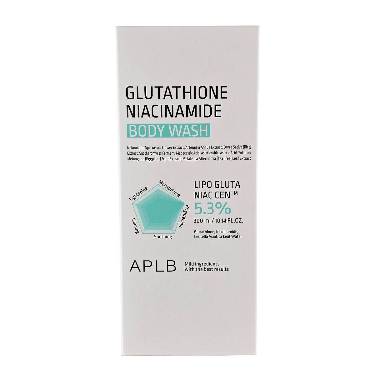 APLB Glutathione Niacinamide Body Wash (10.14 oz) - Reveal your skin's natural radiance with every wash