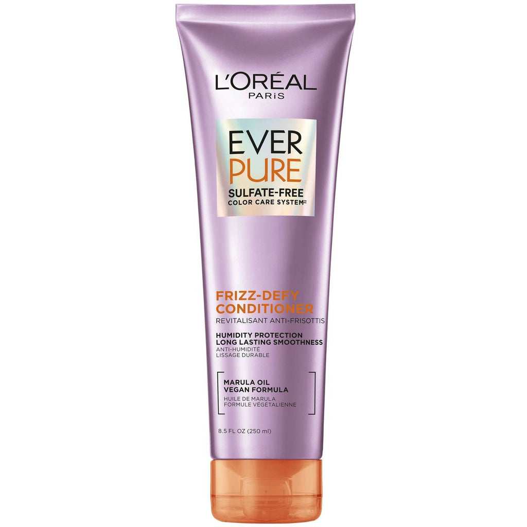 L'Oreal Paris EverPure Frizz-Defy Sulfate Free Conditioner with Marula Oil - 8.5 fl oz