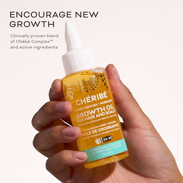 ‚Å†Cheribe Hair + Scalp Growth Oil with Chebe Complex + Rosemary - Lightweight Oil for Strength, Length and Shine - 2.5 fl oz