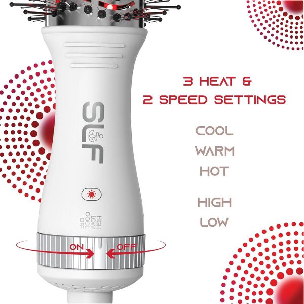 SLF Red Light Therapy Travel Dryer Hair Brush