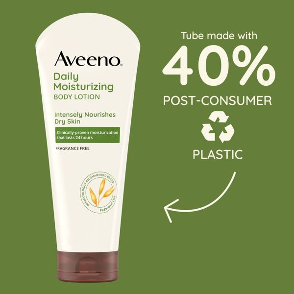 Aveeno Daily Moisturizing Lotion For Dry Skin with Soothing Prebiotic Oat - Unscented - 2.5oz