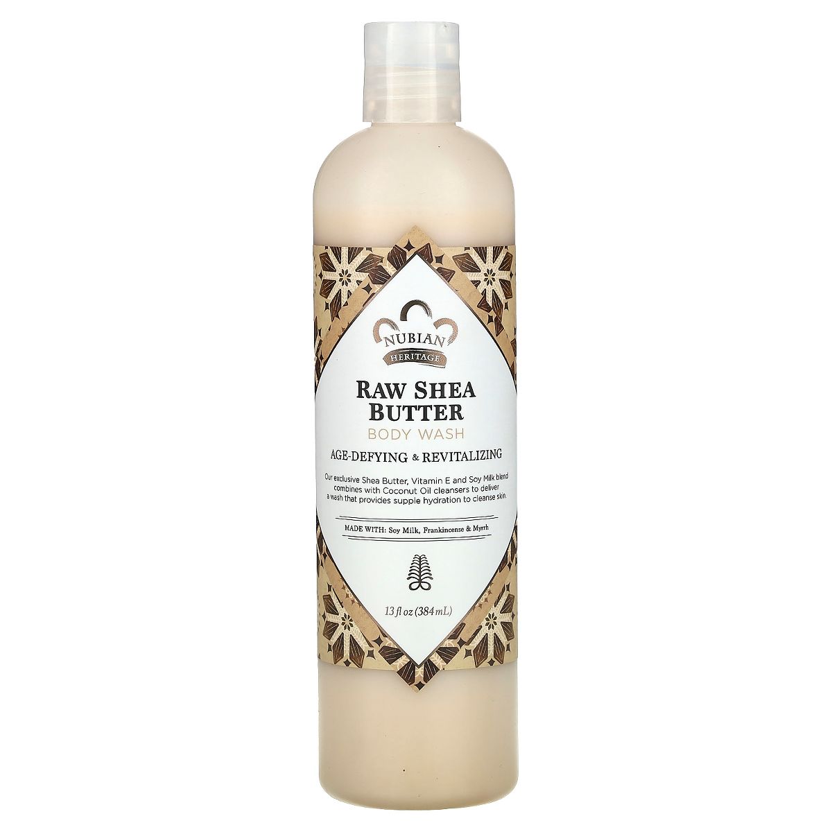Nubian Heritage Body Wash, Raw Shea Butter, 13 fl oz (384 ml)