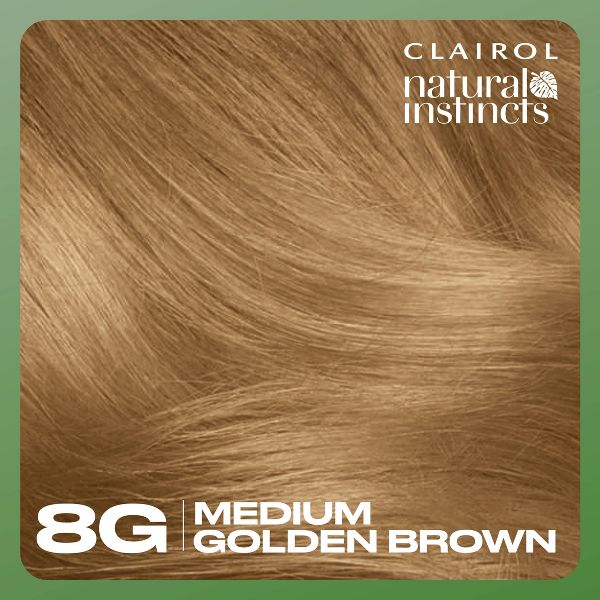 Instincts Clairol Demi-Permanent Hair Color Cream Kit - 7 Dark Blonde, Coastal Dune: Ammonia-Free, Paraben-Free, Vegan, Includes Conditioner