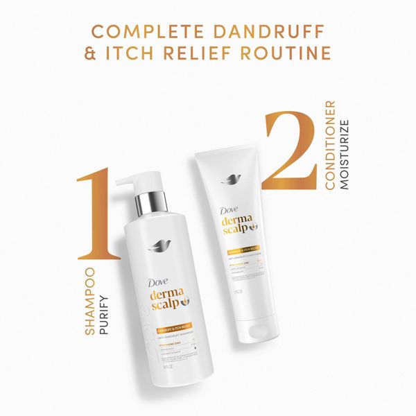 Dove Beauty Derma Scalp Anti-Dandruff Conditioner - Dandruff & Itch Relief - 9 fl oz