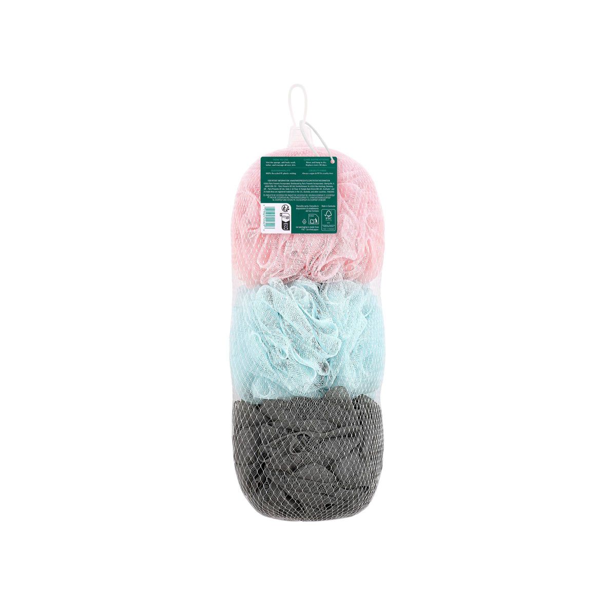 EcoTools EcoPouf Loofahs - 3ct