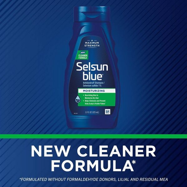 Selsun Blue Moisturizing Anti Dandruff Shampoo - 11 fl oz