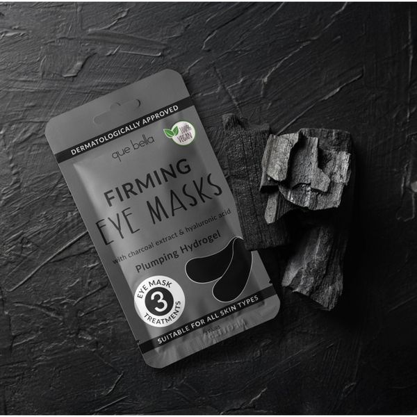 Que Bella Firming Charcoal Eye Masks - 3ct