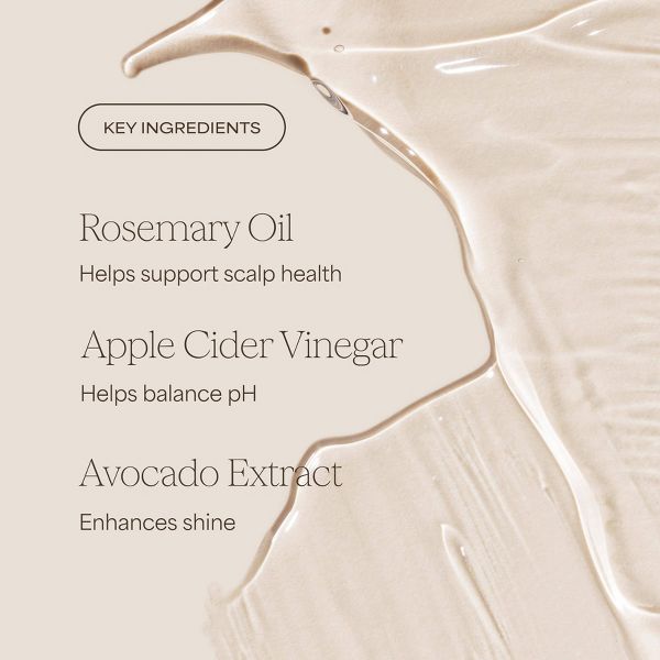 Raw Sugar The Mighty Curl Shampoo - Rosemary + Cider Vinegar - 16 fl oz