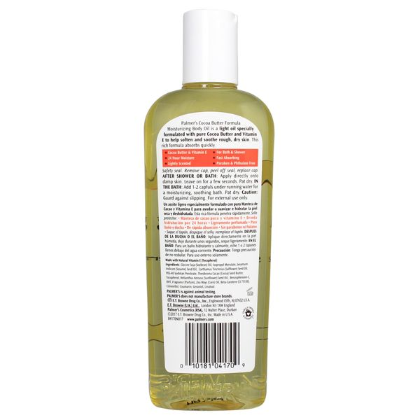 Palmers Cocoa Butter Formula Moisturizing Body Oil Cocoa & Shea - 8.5 fl oz