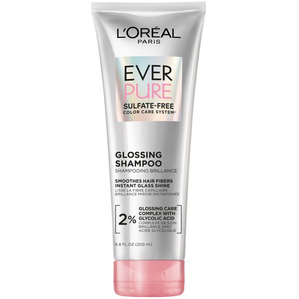 L'Oreal Paris EverPure Sulfate Free Glossing Shampoo with Glycolic Acid - 6.8 fl oz